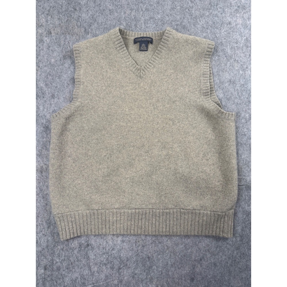 Banana Republic Luxury Winter Blend Wool Angora Cashmere V-Neck Sweater Vest L